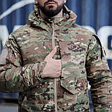 Тактична куртка мультикам ріп-стоп (вафелька) Tactic, фото 5