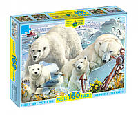 Детский пазл Белые Медведи 160 элементов от 5 лет