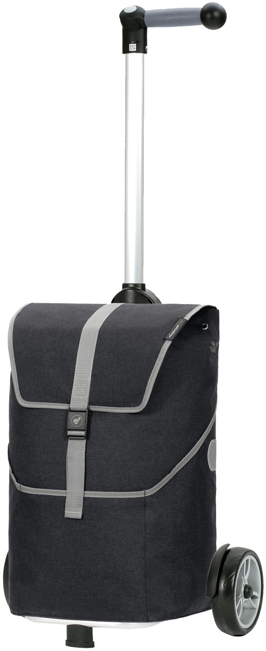 Сумка-візок господарська на колесах тачка кравчучка Andersen Unus Shopper Mikkel Black