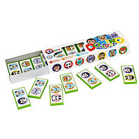 Домино Зоопарк ТехноК 3305 детская настольная игра головоломка логическая развивающая для семьи