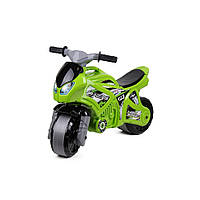 Дитячий біговел мотоцикл Технок 5859 зелений толокар транспорт для дітей