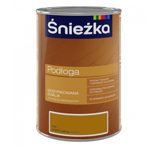 Емаль для підлоги Sniezka Podloga P03 проміжний горіх глян 1л - фото 1 - id-p1108715214