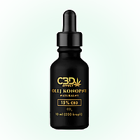 CBD КБД масло 15% Broad Spectrum - 10 мл/1500 мг. Широкого спектра.