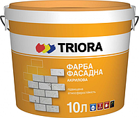 Фарба фасадна 3л латексна з підв.покриваністю TRIORA