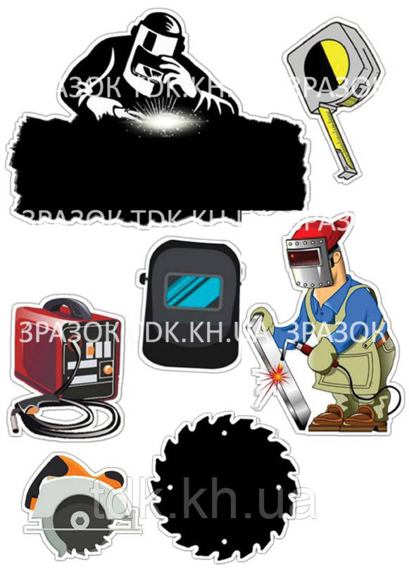 Професії 006 друк на вафельному папері