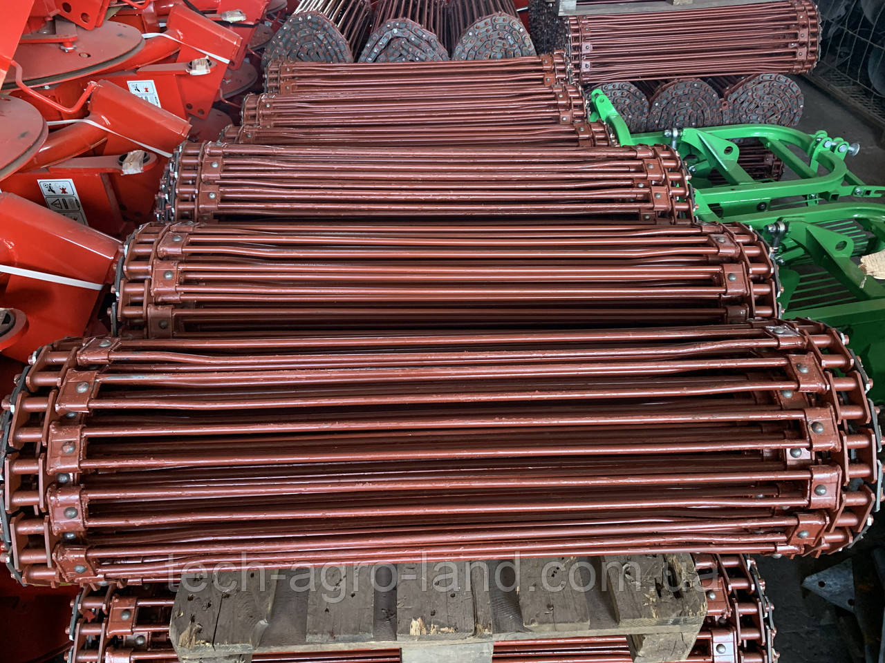 Транспортер 43 прути дворядної копалки передній Z 609 (Балмет) Польща, фото 1