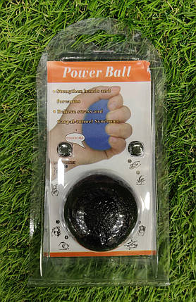 Еспандер кистьовий чорний гелевий "куля" Power Ball Sunlin, фото 1