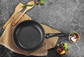 Сковорода 24см антипригарна Black Granite Wilma Papilla Туреччина