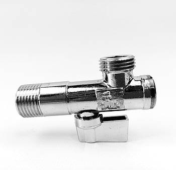 Кран кутовий вентильний c фільтром 1/2 "х1/2" для сантехприладів BIANCHI