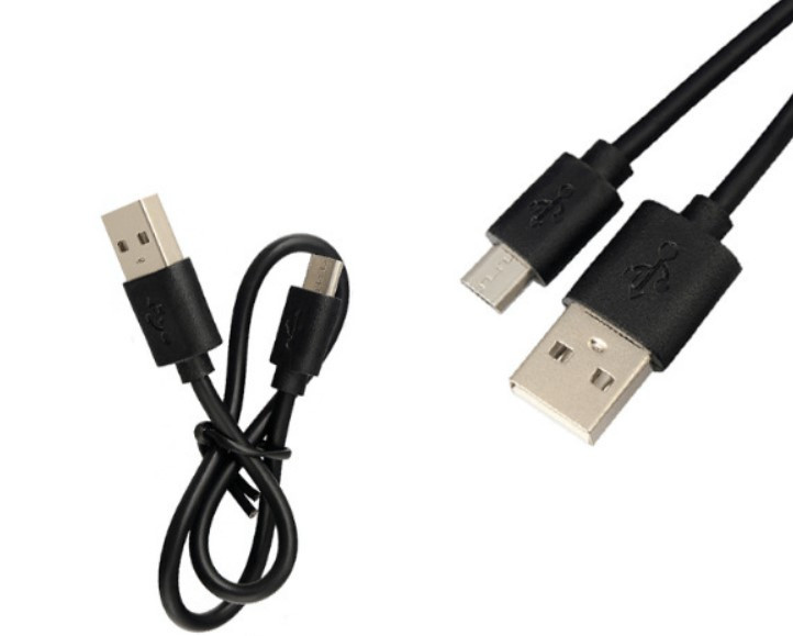 Кабель USB-Type C 0,8м чорний