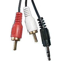 Кабель 3,5mm-2 RCA 1,5 метрів