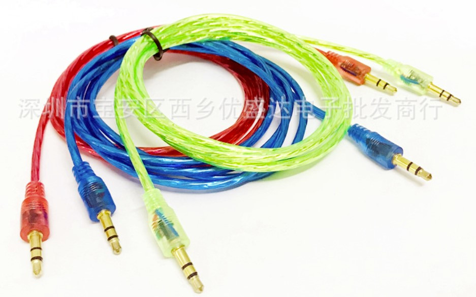 Кабель AUX 3,5mm-3,5mm 1,5 м силікон в упаковці