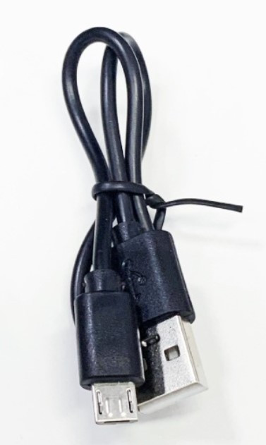 Кабель USB-micro USB 50 см чорний (для зарядки)