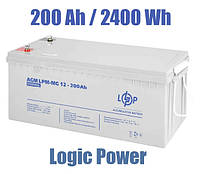 Аккумулятор мультигелевый для ибп AGM LogicPower LPM-MG 12 - 200 AH