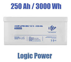 Акумулятор мультигелевий для ібп AGM LogicPower LPM-MG 12 - 250 AH