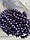 Намистини перлини на нитці "Люкс" 8 мм темно-фіолет 500 грамів, фото 3