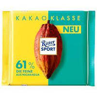 Шоколад Rіtter Sport Kakao Klasse 61% какао 100g