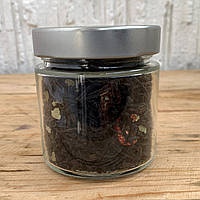 Чорний чай "Вишня + Суниця", 50 грам (баночка 200мл)