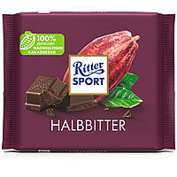 Шоколад Rіtter Sport Halbbitter 100g