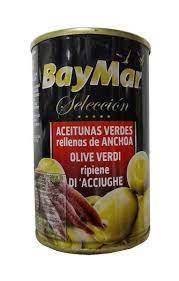 Оливки з анчоусами BayMar 300 гр ж/б, фото 1