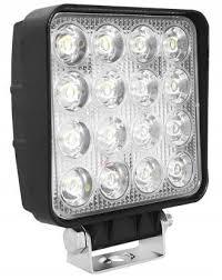 Світлодіодна LED-фара робоча 48W/48 Вт, (3 Вт*16ламп) Вузький промінь (Товщина корпусу 6 см)
