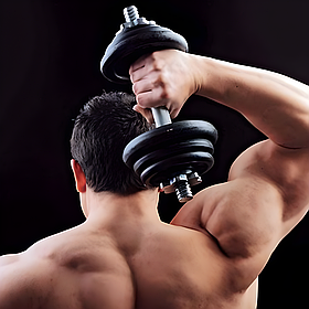 Розбірні гантелі з металевим грифом для заняття спортом у домашніх умовах і в спортзалі (2х23 кг)