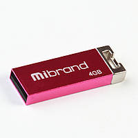 Флеш-накопичувач Mibrand USB2.0 Сhameleon 4GB Black Розовый