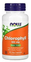 Chlorophyll 100 mg NOW, 90 капсул