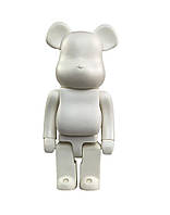 Фігурка Kaws Bearbrick K.Olin Tribu Однотонный Белый 400% (28 См)