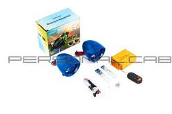 Аудіосистема BEST CHOICE (2.5", синя-хром, сигн., МР3/FM/SD/USB, ПДК, роз'єм ППДУ 3K)