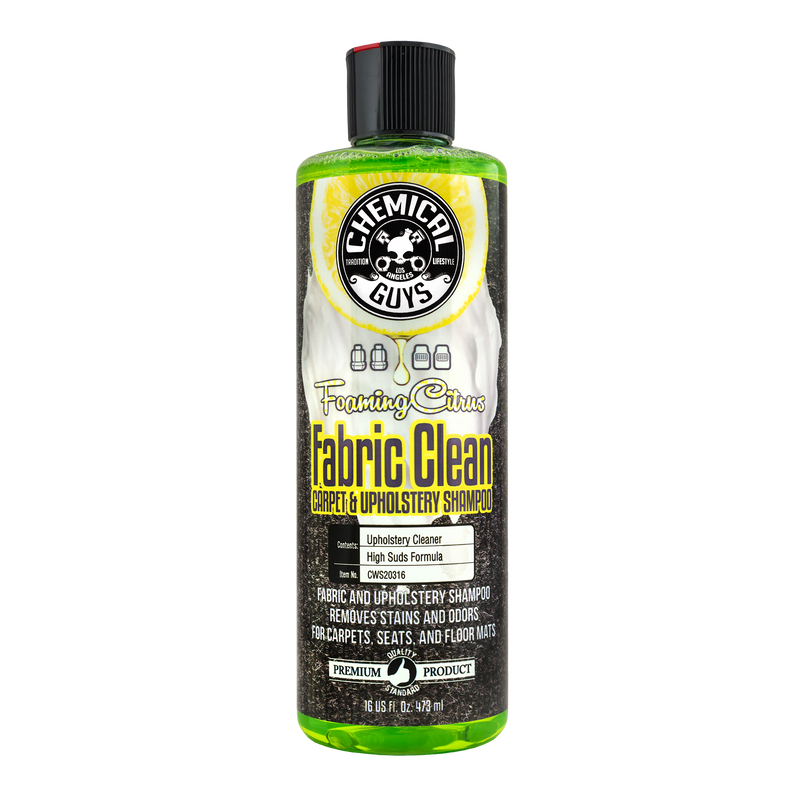 Очищувач для оббивки та килимів з ароматом цитрусу Foaming Citrus Fabric Clean - 473 мл, фото 1