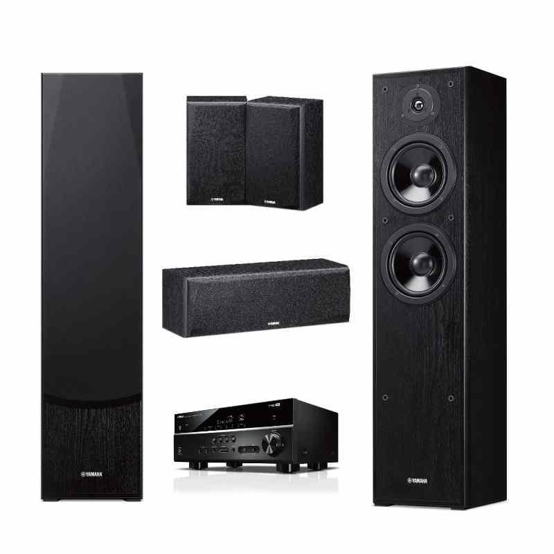 Домашній кінотеатр Yamaha Kino SYSTEM 385 (RX-V385 + NS-F51 + NS-P51) Black