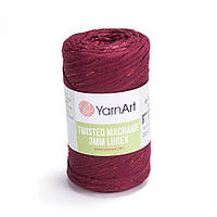 Yarnart TWISTED MACRAME 3мм LUREX (Твістед Макраме 3 мм Люрекс) №781 червоний (Пряжа, нитки для макраме)