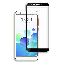 Захисне скло 2.5D Full Screen на Meizu M8C колір Чорний