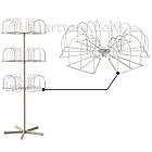 Ярус HAD-18, білий. Для торгової стійки під головні убори, шапки, капелюхи, кепки., фото 2