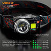 Ліхтарик налобний VIDEX VLF-H075C 550Lm 5000K, світлодіодний, акумуляторний, фото 9