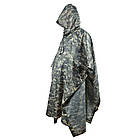Пончо-дощовик Smartex 210T polyester ST-P302 acu camouflage, фото 3