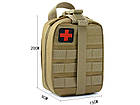 Аптечка сумка Smartex 3P Tactical 3 ST-032 khaki, фото 7