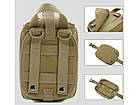 Аптечка сумка Smartex 3P Tactical 3 ST-032 khaki, фото 4