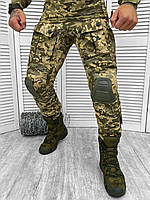 Демісезонні тактичні штани, штани армійські піксель, військові штани камуфляж, штани втомлені армійські ссу