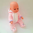 Одяг для ляльки Бебі Борн / Baby Born 40 - 43 см Комбінезон Єдиноріжка Рожевий 8505, фото 2