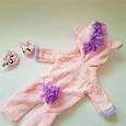 Одяг для ляльки Бебі Борн / Baby Born 40 - 43 см Комбінезон Єдиноріжка Рожевий 8505, фото 7