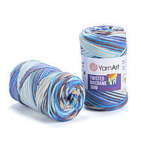 Yarnart TWISTED MACRAME 3 mm VR / Ярнарт Твістед Макраме 3 мм VR / 80% Бавовна 20% Поліестер