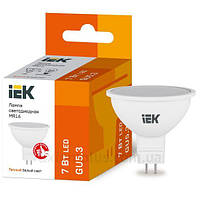 Лампа LED ECO MR16 софит 7Вт 230В 3000К GU5.3 IEK