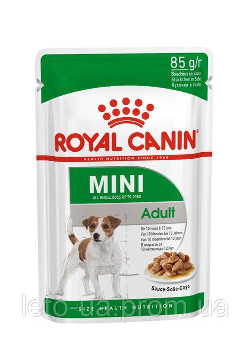 Вологий корм Royal Canin Mini Adult для собак, 85 г (10960019)