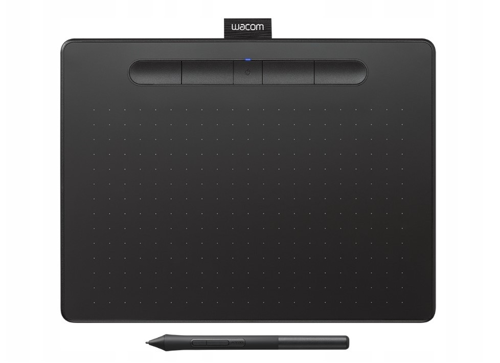 Графічний планшет Wacom Intuos M CTL-6100WLK-N Bluetooth робоча зона 216 х 135 мм Чорний