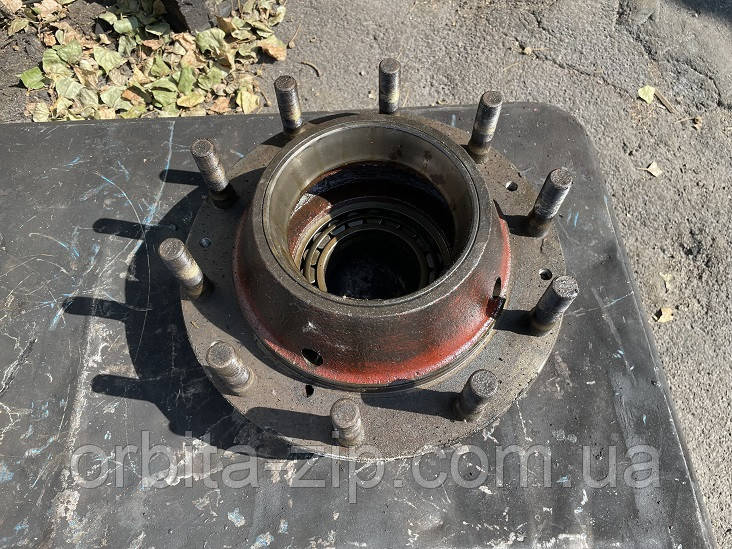 543266-3104006 Ступиця задня МАЗ дискового колеса в зборі (10 шпильок) (2-й сорт)
