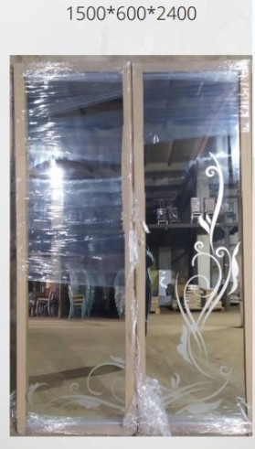 Шафа-купе 1500х600x2400 дзеркало з малюнком Тріумф купити в Україні