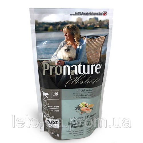Купить Pronature Holistic АТЛАНТИЧЕСКИЙ ЛОСОСЬ с коричневым рисом корм ...