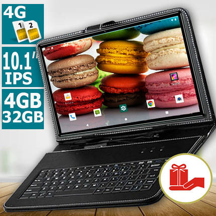 Планшет телефон Samsung Galaxy Tab Q10 Ultra LTE 4/32 DUAL SIM 10.1" IPS + Чохол-клавіатура в Подарунок!, фото 1